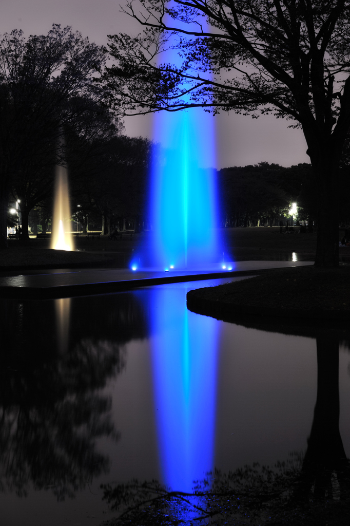 encounter with water fountain