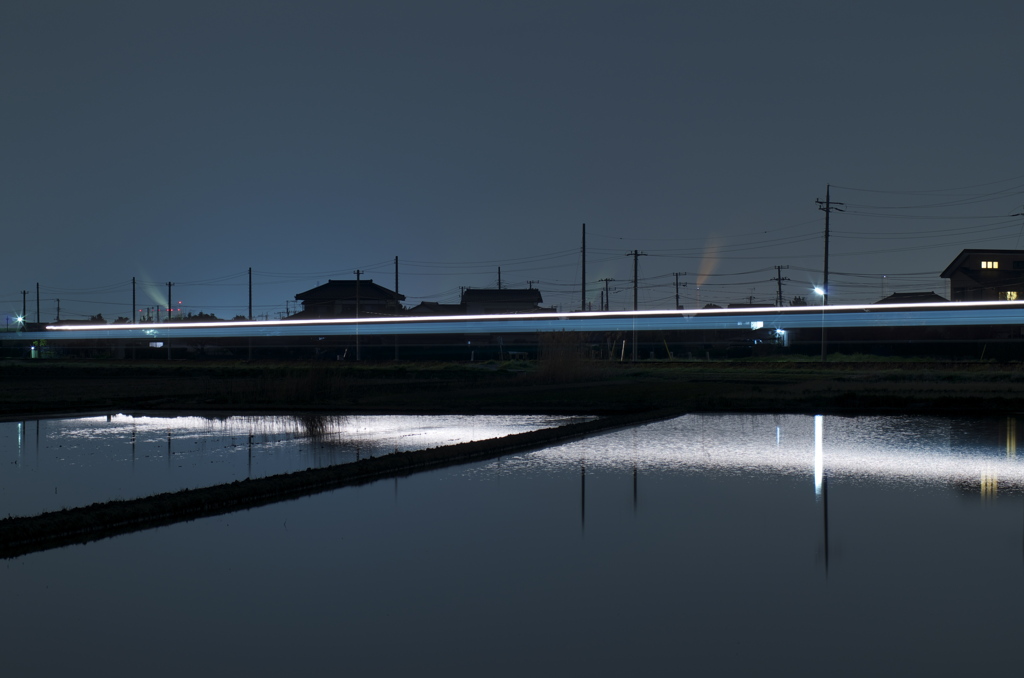 小湊鉄道　夜景