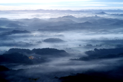 山霧に包まれて