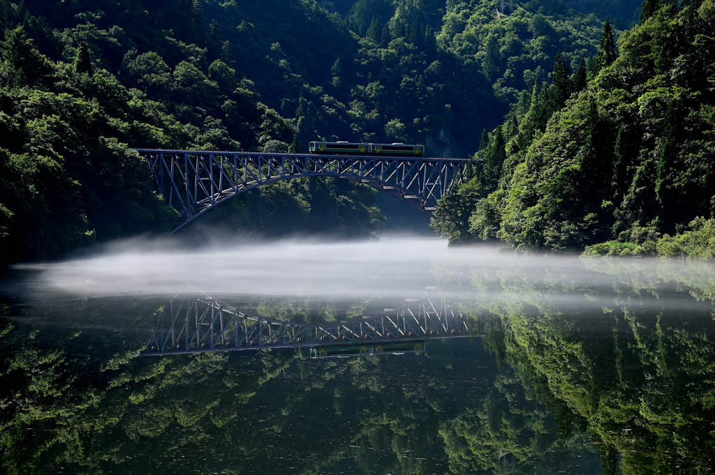 只見川　夏景色