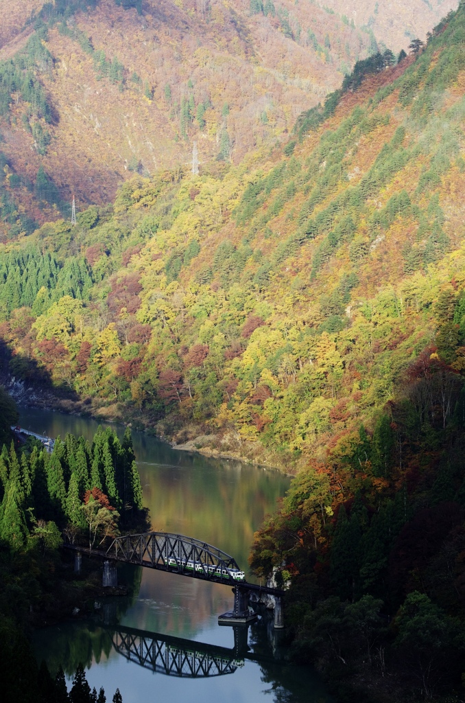 2019 只見線秋景色