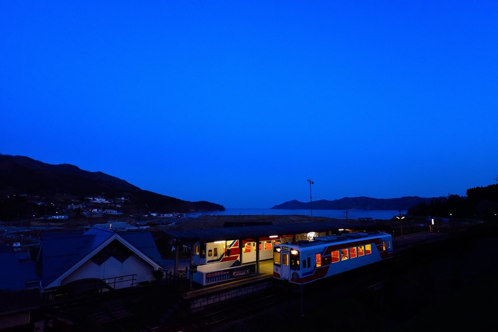 三陸鉄道　夕練