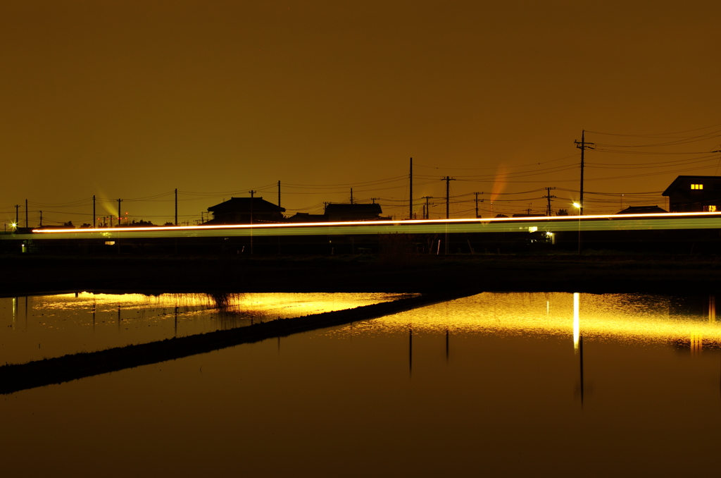 小湊鉄道　夜景（色違い）