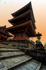 京都に行こう　清水寺3重の棟