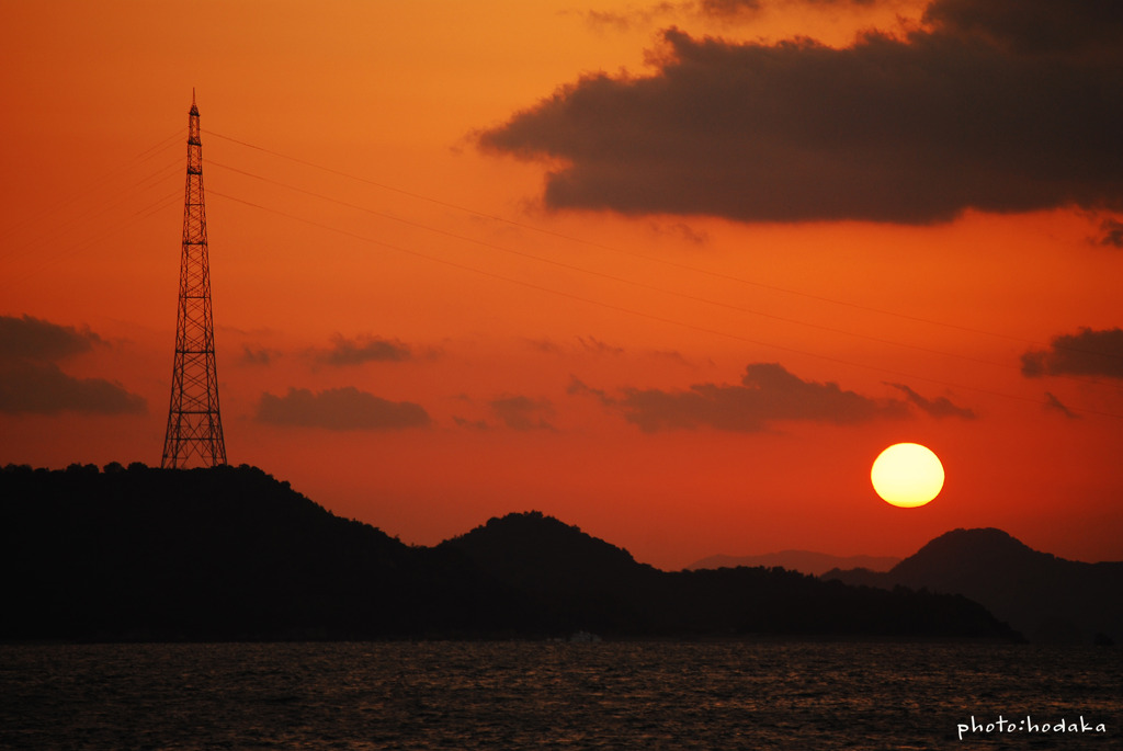 大久野島サンセット