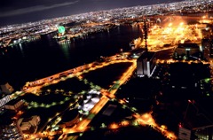 コスモタワーの夜景