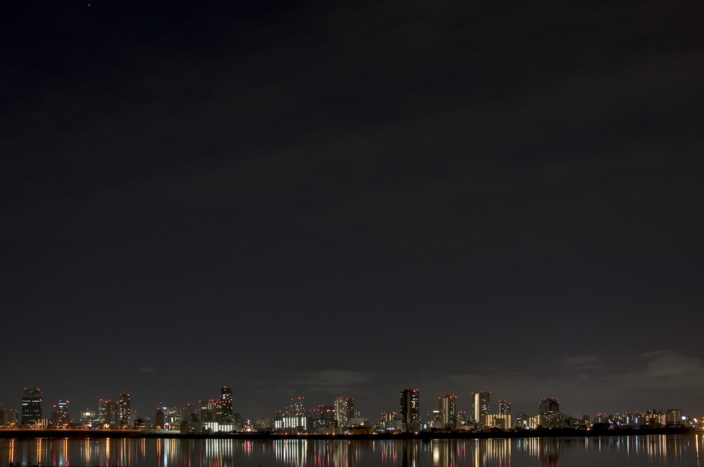 夜景（福島・西梅田）