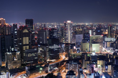 梅田スカイビルからの夜景