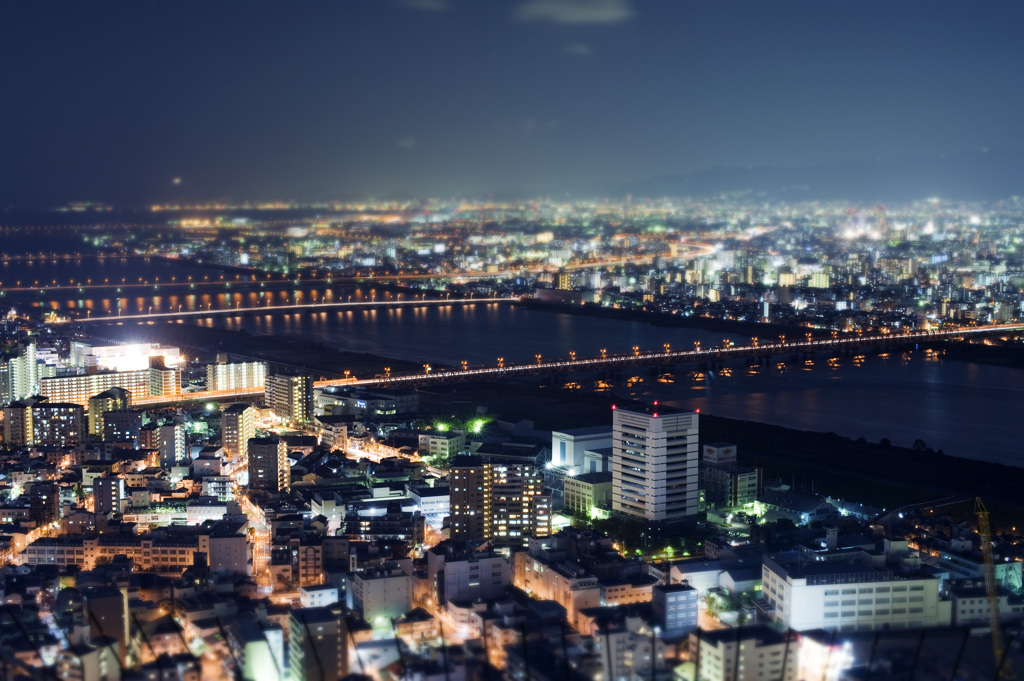 梅田スカイビルからの夜景