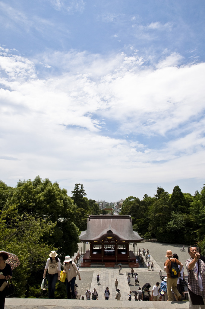 鶴岡八幡宮にて