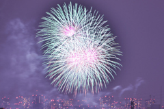 緑の花火
