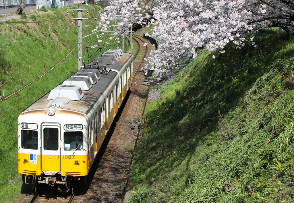 ことでん　挿頭丘駅