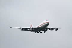 政府専用機B747-400