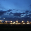 夕刻の高松空港