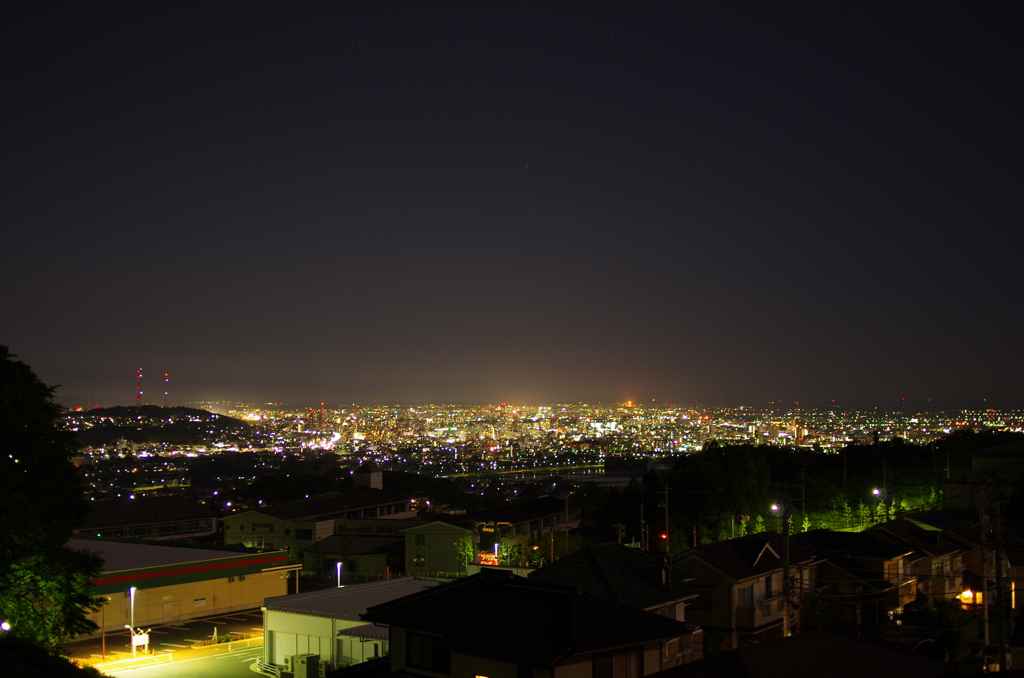 団地の夜景