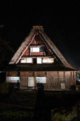ライトアップ白川郷