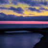 Tri-color sunset
