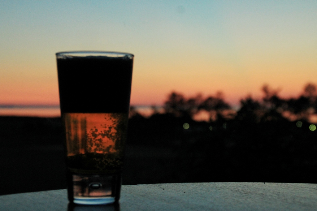 夕暮れの一杯目