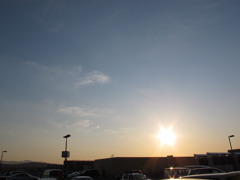 夕暮れ