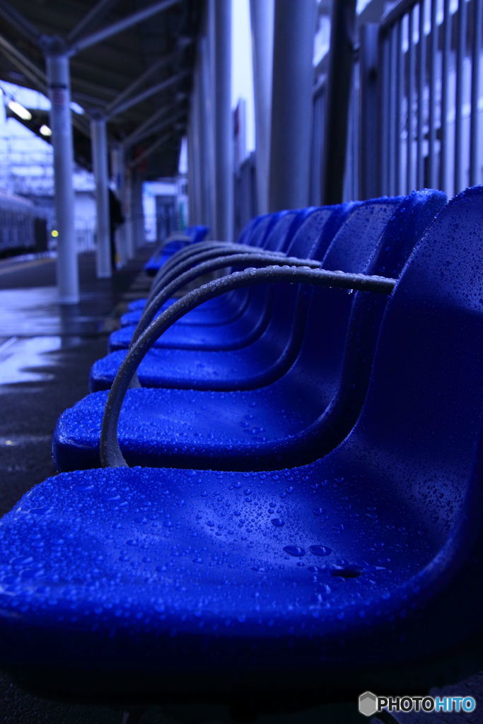 冷たい雨に濡れて・・