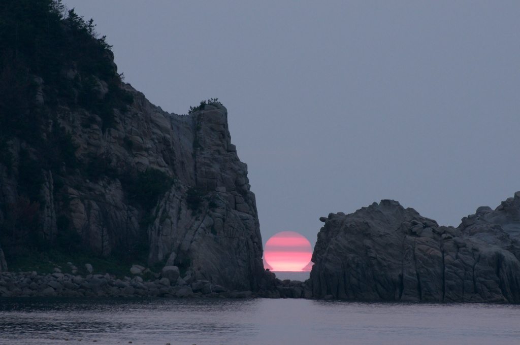 夕日