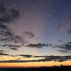 岡山市街の夕焼け雲２