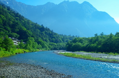 上高地（田代橋）