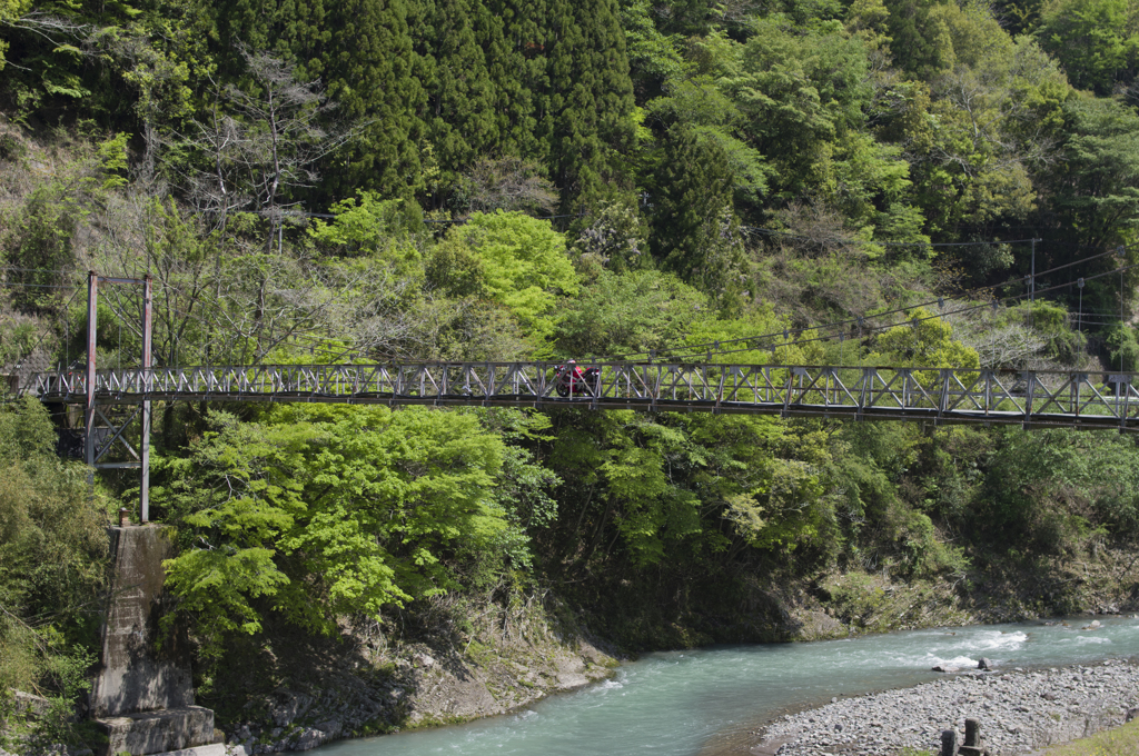 吊り橋と２（和歌山県田辺市龍神村）
