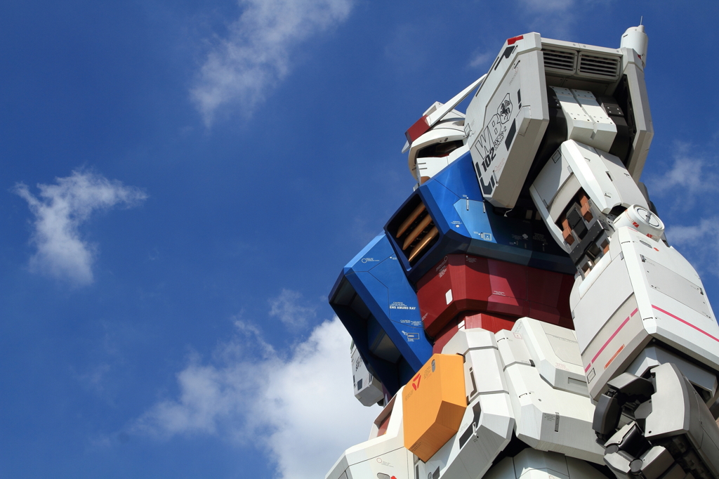 ガンダム大地に立つ!!