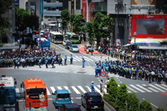 渋谷スクランブル交差点6月15日