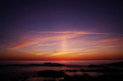 留萌の夕焼け