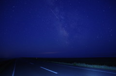 オロロンラインと天の川