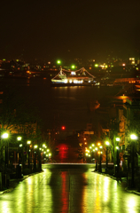 八幡坂の夜景