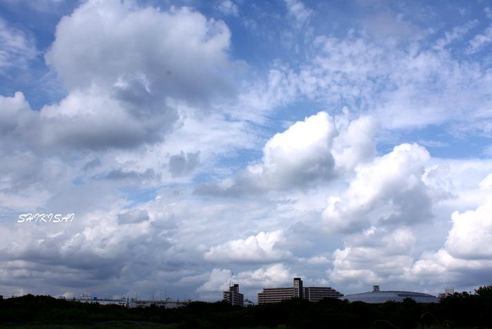 束の間の青空