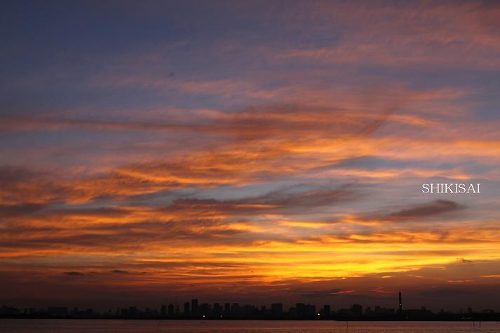 舞浜の夕焼け