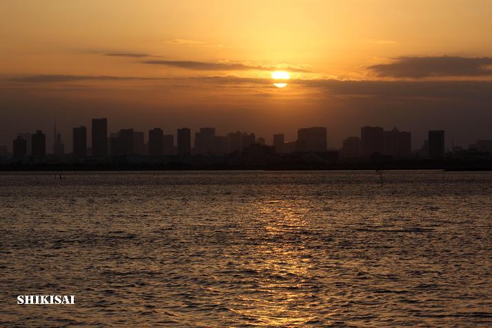 舞浜の夕焼け