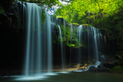 夏の鍋ケ滝