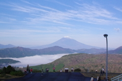 富士と雲海