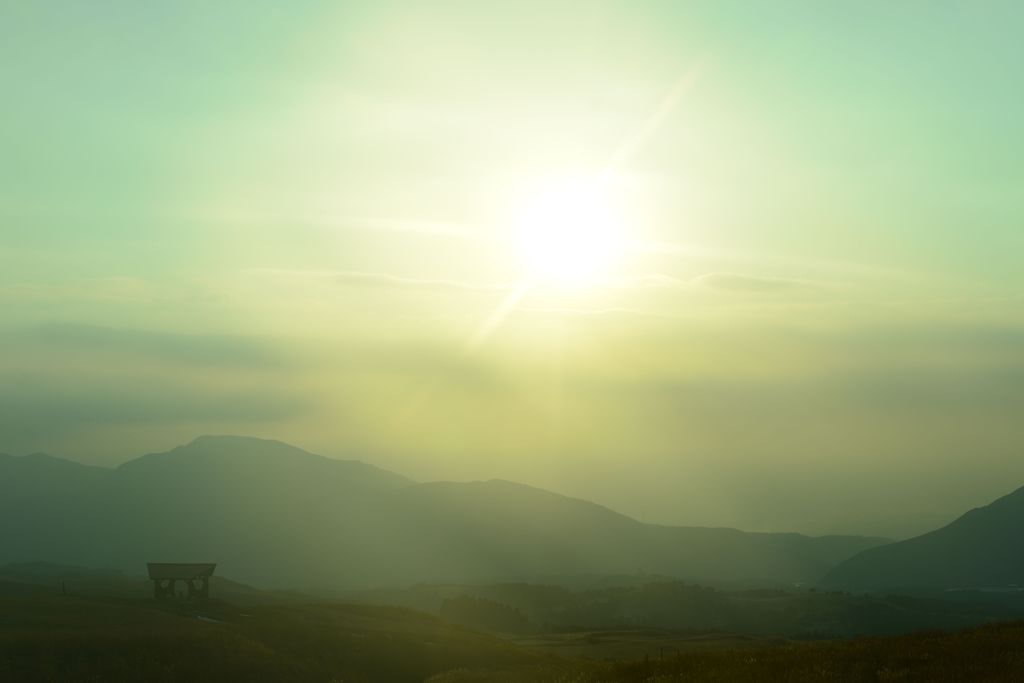 A subdued light