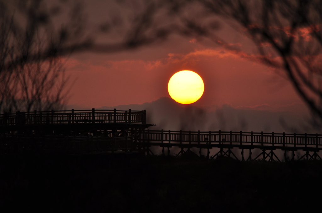 知床の夕暮れ