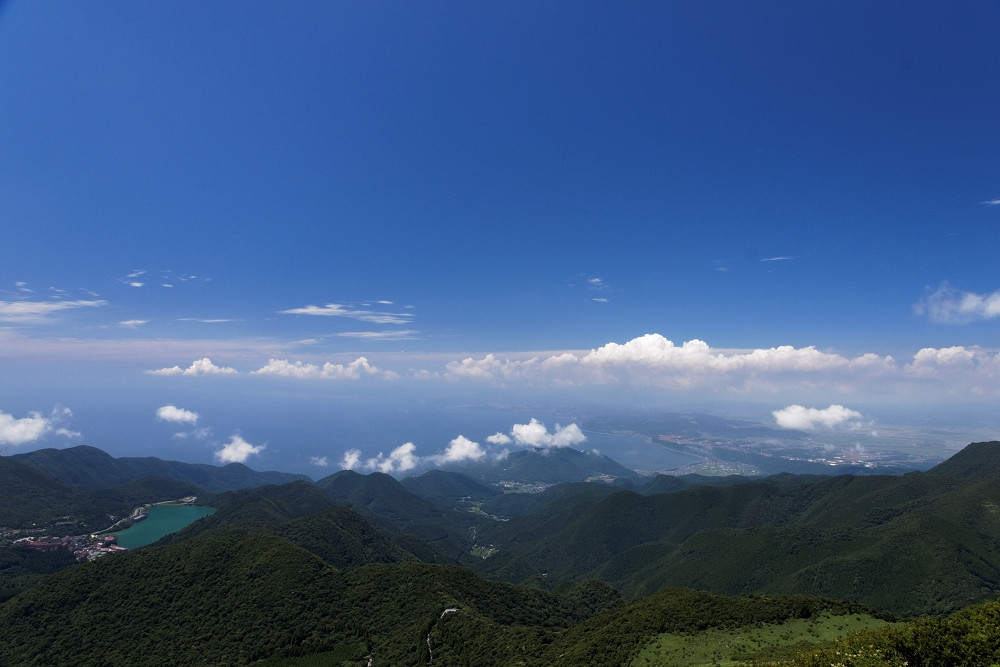 山頂からの景色