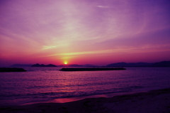 夕日