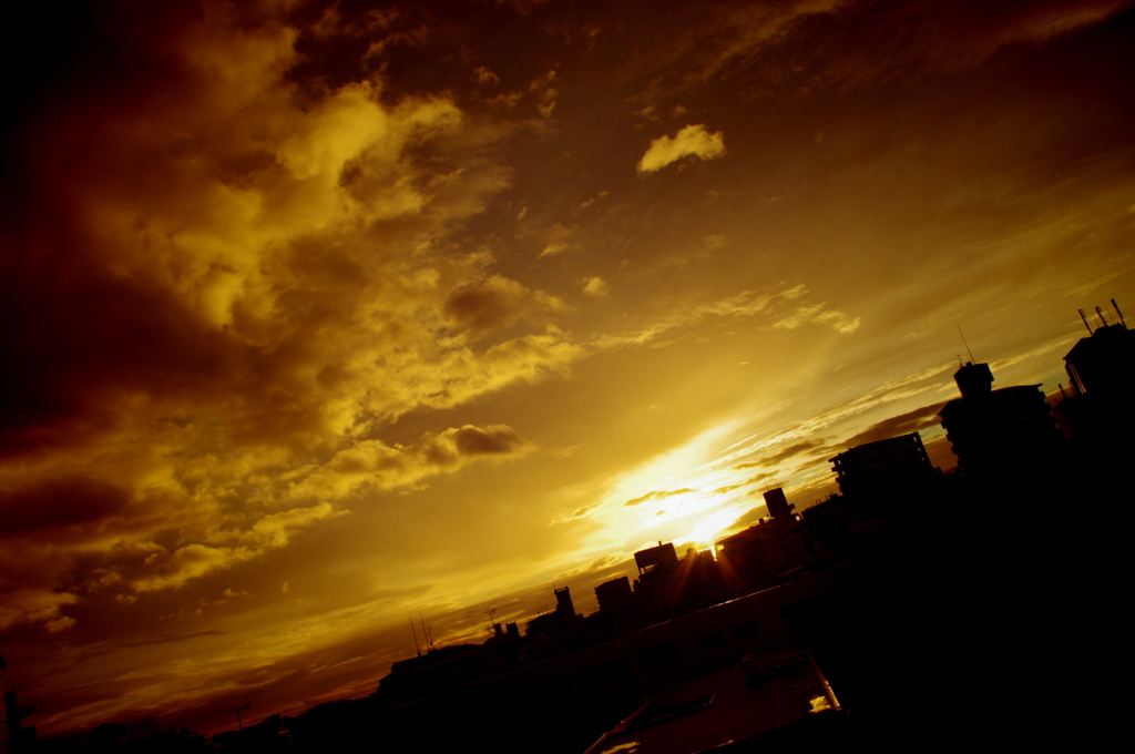 夕陽