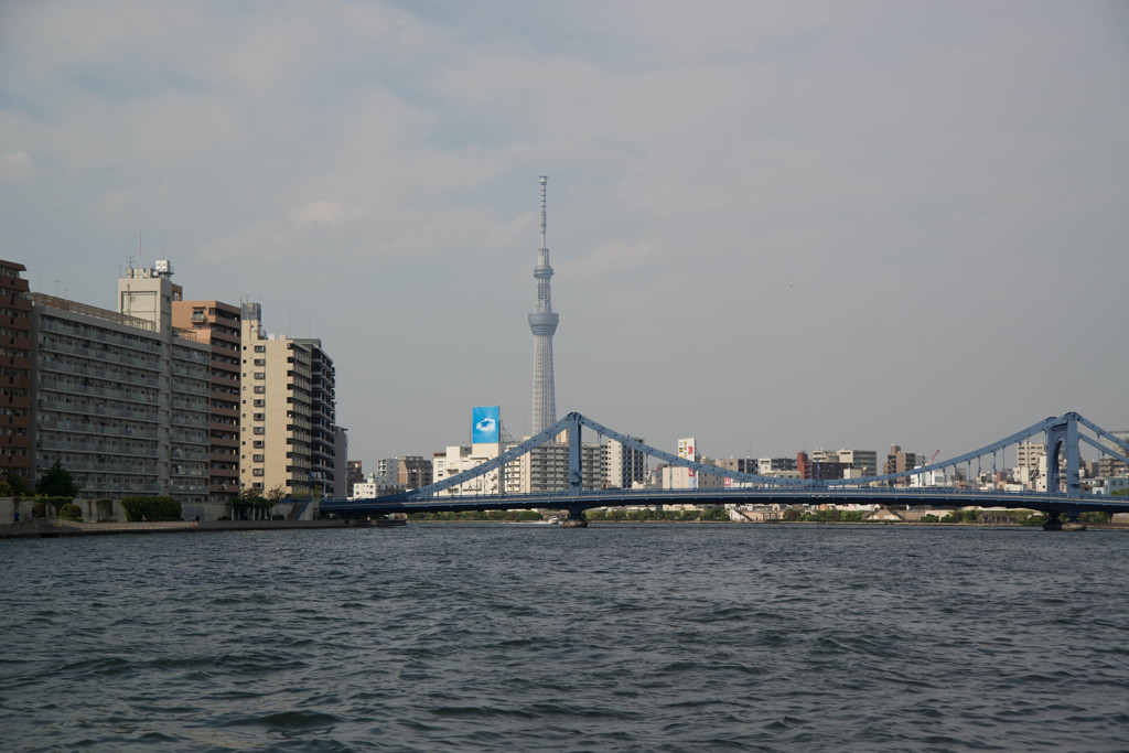 永代橋とスカイツリー