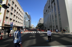 静岡駅に向かって