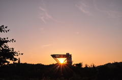 夕日