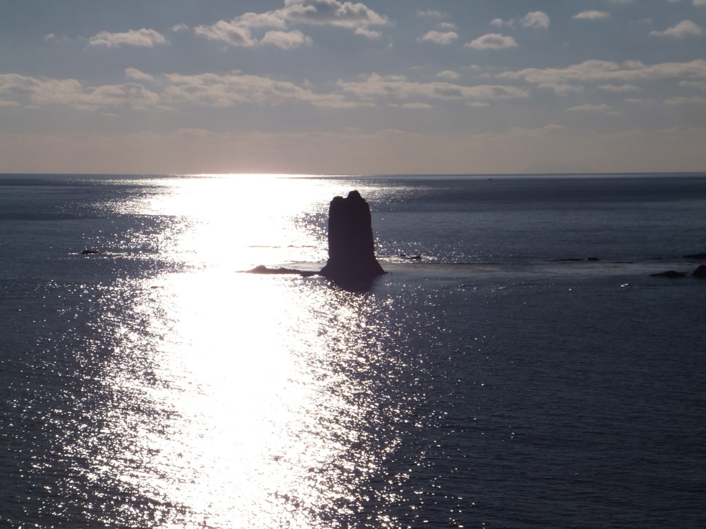 凪の日本海（江差町伏木戸付近）