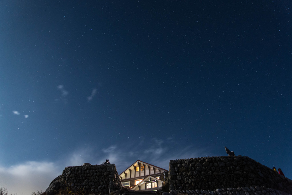 山荘と星空２