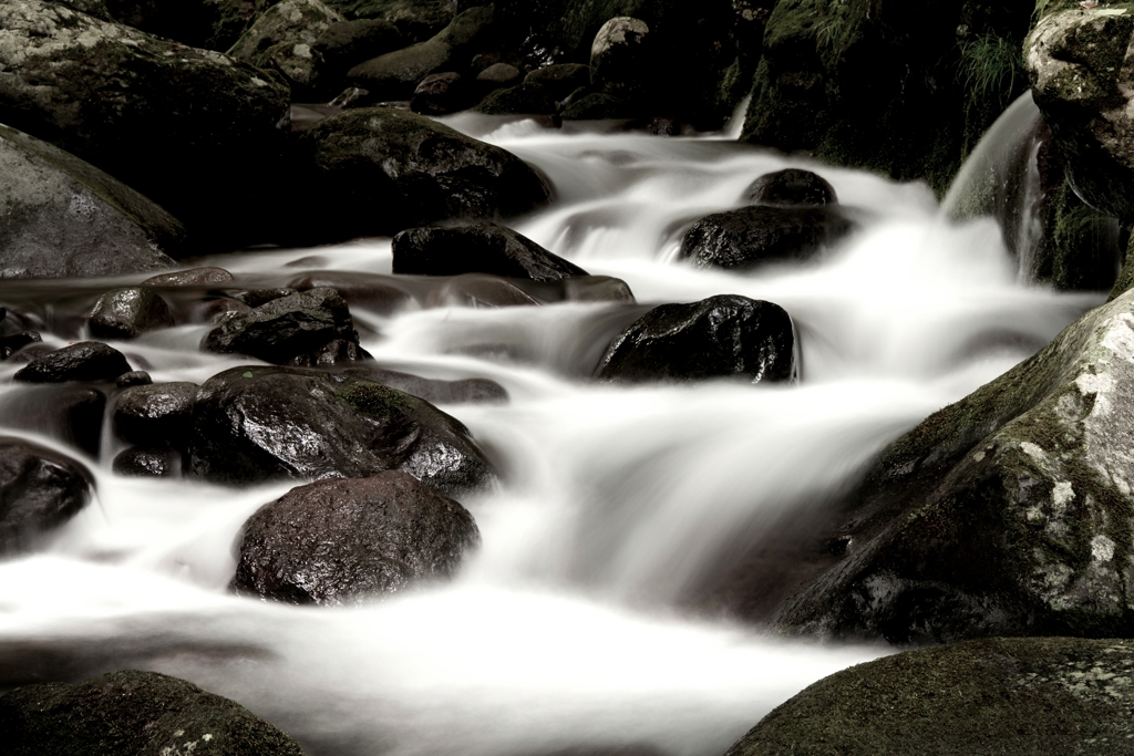 八ヶ岳の渓水
