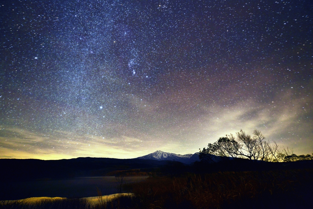 冬師晩秋夜